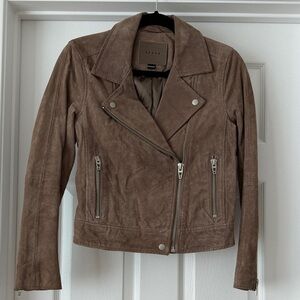 Blank NYC Brown Suede Leather Jacket